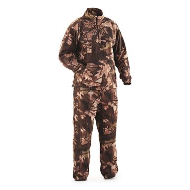 HuntRite Men's Quarter-zip Camo Fleece Pullover Jacket - 704066, Camo Jackets at Sportsman's Guide