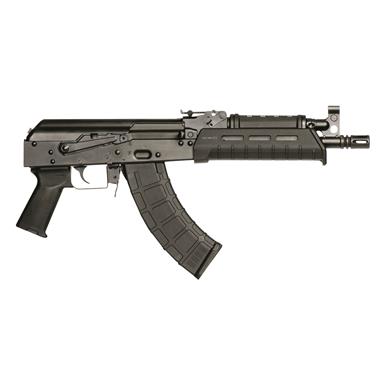 Century Arms RAS-47 AK Pistol, Semi-Automatic, 10.6" Barrel, Polymer Stock, 30+1 Rounds