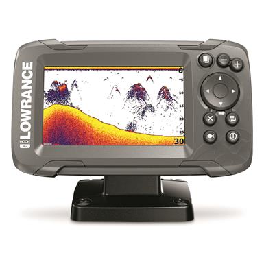 Lowrance HOOK2-4x Fish Finder with Bullet Transducer and GPS Plotter
