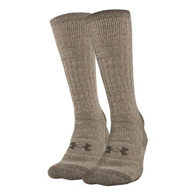 Under Armour Hitch ColdGear Boot Socks, Two Pairs