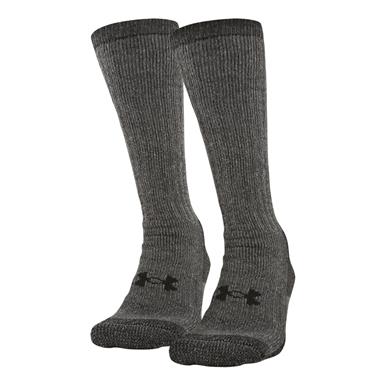 Under Armour Hitch ColdGear Unisex Boot Socks, Two Pairs