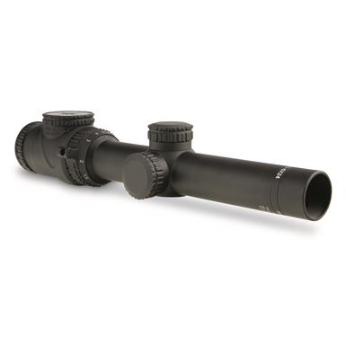 Trijicon AccuPoint 1-6x24mm Rifle Scope, 30mm Tube, BAC Green Triangle Post Reticle