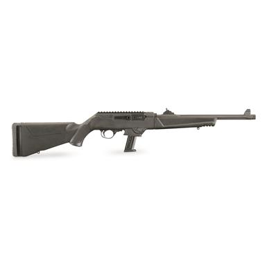 Ruger PC Carbine, Semi-Automatic, 9mm, 16.12" Threaded Heavy Barrel, 17+1 Rounds