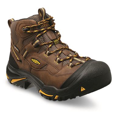 keen utility men's flint mid work boot