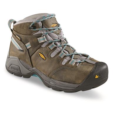keen utility women's detroit mid steel toe work boot