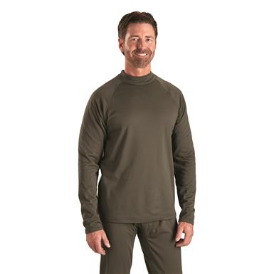 Guide Gear Men's Heatwave Fleece Base Layer Mock Neck Shirt