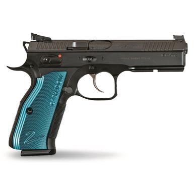 CZ-USA Shadow 2 Black & Blue, Semi-Automatic, 9mm, 4.89" Barrel, 17+1 Rounds