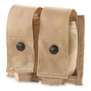U.S. Military Surplus 40mm Double Pouches, 3 Pack, New