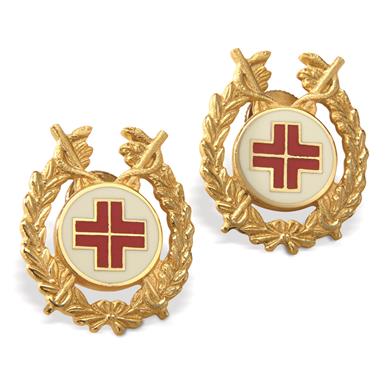 Italian Military Surplus Medic Badges, 2 Pack, New