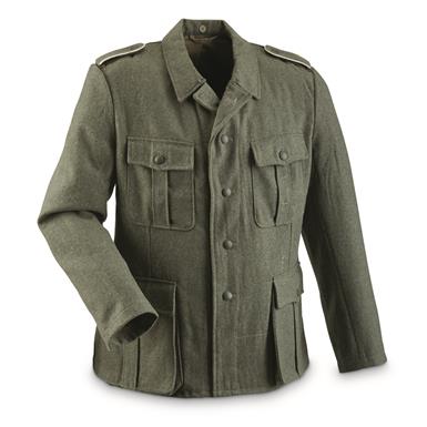 German Military WWII M40 Wool Tunic Jacket, Reproduction