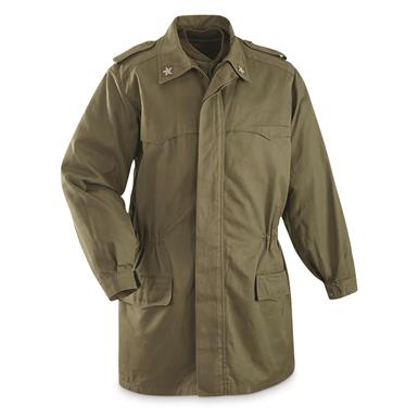Italian Military Surplus Parka Jacket with Liner, Used