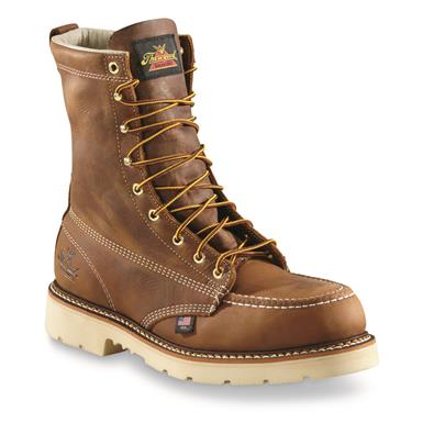 Thorogood Men's American Heritage 8" Moc Steel Toe Wedge Work Boots
