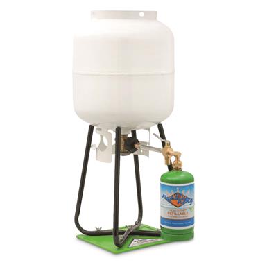Flame King 1-lb. Refillable Propane Cylinder and Refill Kit