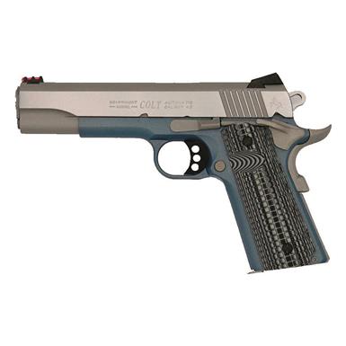 Colt Government Competition 1911 Stainless Steel, Semi-Automatic, .45 ACP, 5" Barrel, 8+1 Rounds