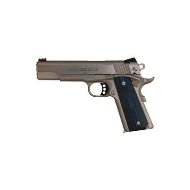 Colt Government Competition 1911 Stainless Steel, Semi-Automatic, .38 Super, 5" Barrel, 9+1 Rounds