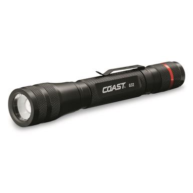 COAST G32 Pure Beam Focusing Flashlight, 355-lumen