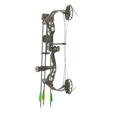 PSE Mini Burner Ready-to-Shoot Youth Compound Bow Package, Right Hand