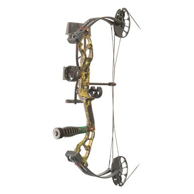 PSE Mini Burner Ready-to-Shoot Youth Compound Bow Package, Right Hand