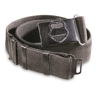 Hungarian Military Surplus Canvas Pistol Belt, Used