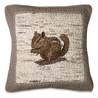 Donna Sharp Birch Forest Chipmunk Pillow