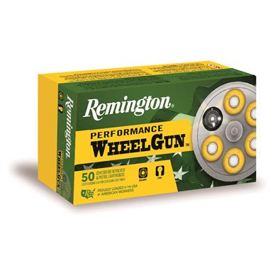 Remington Performance WheelGun, .38 S&W, LRN, 145 Grain, 50 Rounds