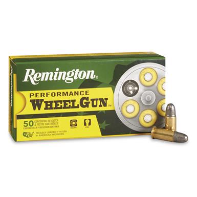 Remington Performance WheelGun, .38 S&W, LRN, 146 Grain, 50 Rounds