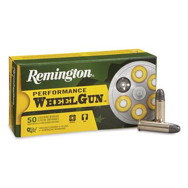 Remington Performance WheelGun, .38 Special, LRN, 158 Grain, 50 Rounds