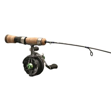 One3 Snitch Rod and Descent Reel Ice Fishing Combo with Quick Tip - 25" Length