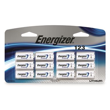 Energizer Lithium CR123 Batteries, 12 Pack