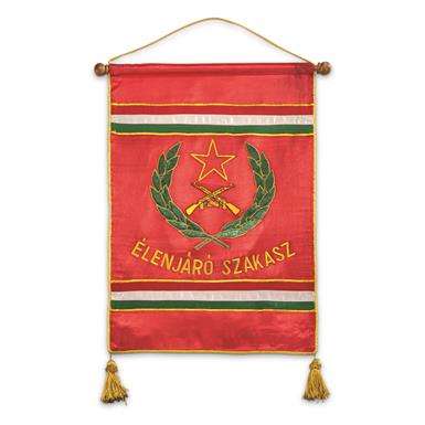 Hungarian Military Surplus Elenjàrò Szakasz Infantry Flag, New