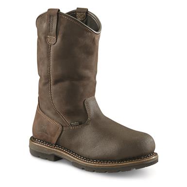 Irish Setter Men's Ramsey 2.0 Insulated Waterproof Aluminum Toe Pull-on Work Boots, 600 gram