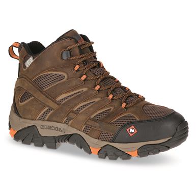 men's moab vertex mid waterproof comp toe work boot