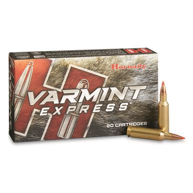 Hornady Varmint Express, .224 Valkyrie, V-MAX, 60 Grain, 20 Rounds