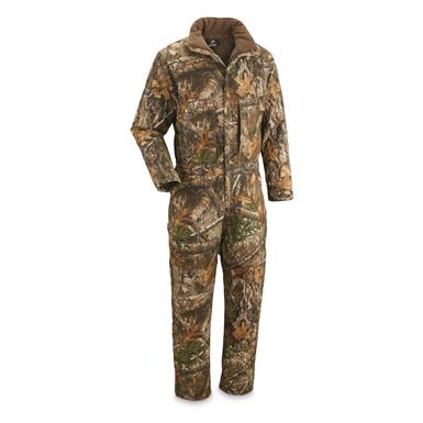 Guide Gear Men's Insulated Silent Adrenaline II Hunting Coveralls, 200 Gram