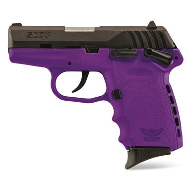 SCCY CPX-1, Semi-automatic, 9mm, 3.1" Barrel, Purple/Black Nitride, 10+1 Rounds