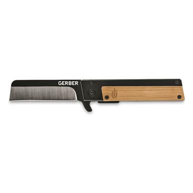 Gerber Quadrant Bamboo Flipper Knife Gerber Quadrant Bamboo Flipper Knife