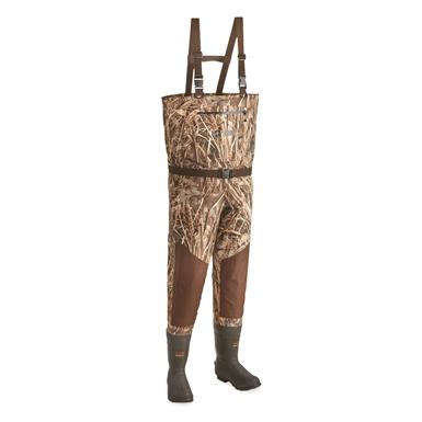 Guide Gear Men’s Breathable Bootfoot Chest Waders, 800-gram, Stout Sizes