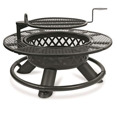 CASTLECREEK 47" Fire Pit with BBQ Grate