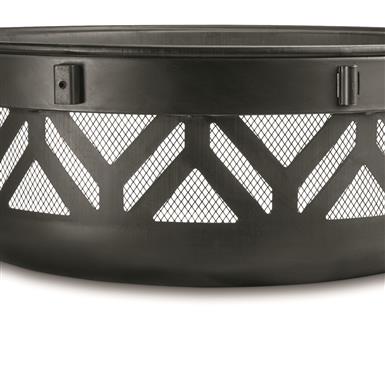 CASTLECREEK 47" Fire Pit with BBQ Grate