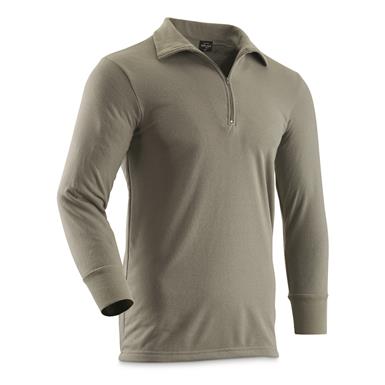 Mil-Tec Tricot Long Sleeve Quarter Zip Shirt