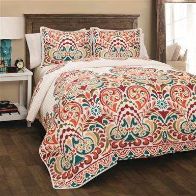 Lush Décor Clara Quilt Set, 3 Piece