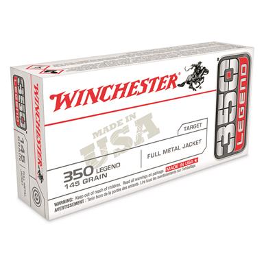 Winchester White Box, .350 Legend, FMJ, 145 Grain, 20 Rounds