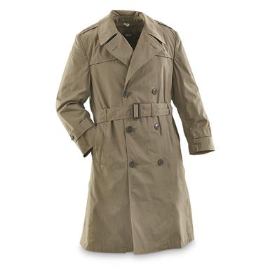USMC Military Surplus All-Weather Trench Coat, Like New