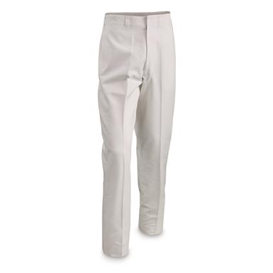 U.S. Military Surplus White Pants, 4 Pack, Like New