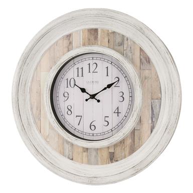 La Crosse Technology 20" Weathered Wood Clock