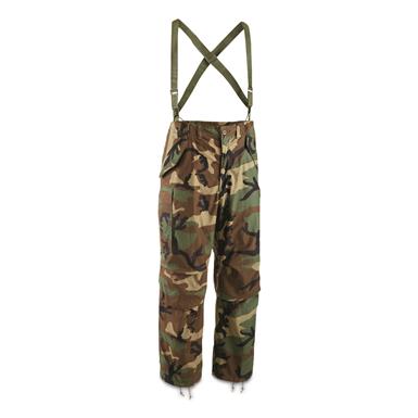 U.S. Military Surplus M65 Field Pants with Liner and Suspenders, New