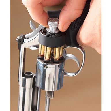 HKS Revolver Speedloader, S&W 36/37/38/40/42/49/60, Charter Arms, Taurus 85, Ruger SP101, 5-shot