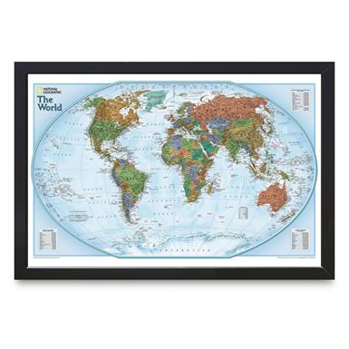 National Geographic Magnetic World Explorer Map
