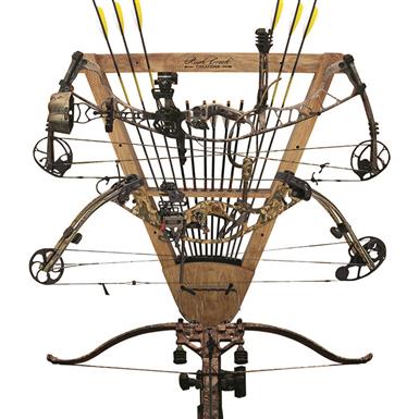 Rush Creek Creations 3-in-1 Archery Wall Storage Rack.