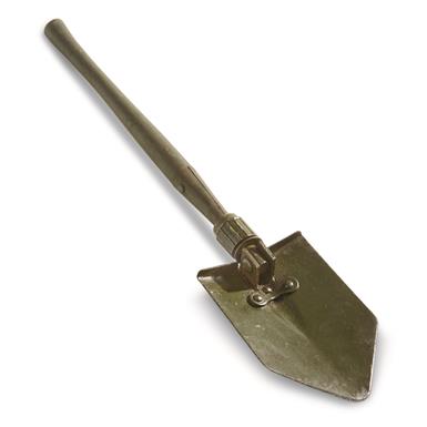 Italian Military Surplus Folding Shovel, Used
